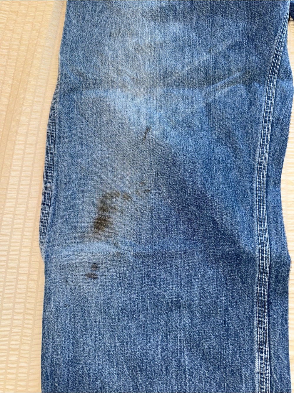 Vintage Grungy Big Smith Classic Workwear Overalls large - Picture 7 of 9